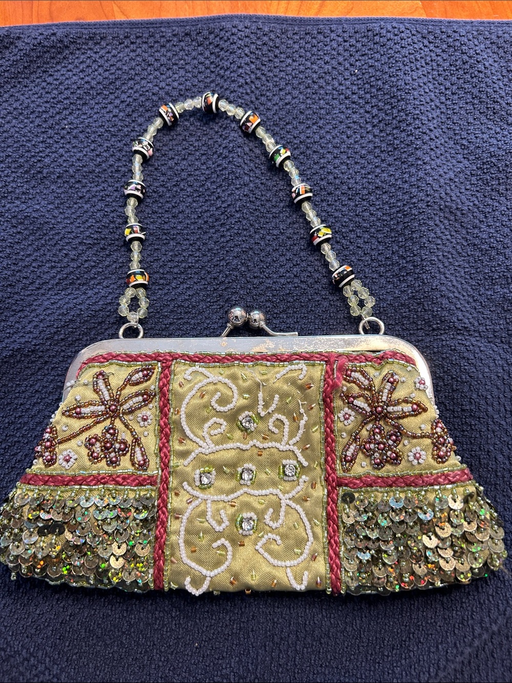 Vintage clutch bag.   Good condition